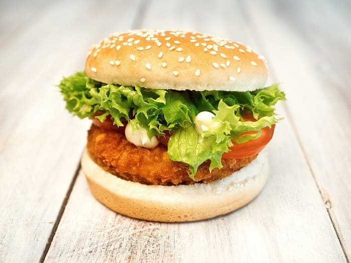 Burger Crunchy Chicken Burger Crunchy Chicken