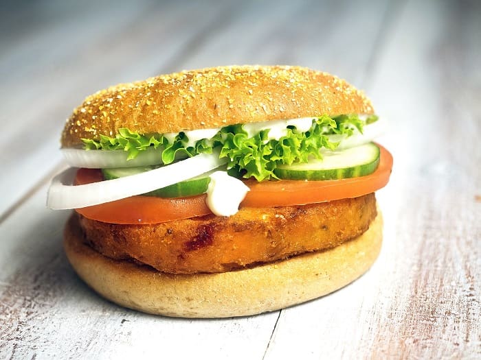 Burger Vegetarian Burger Vegetarian